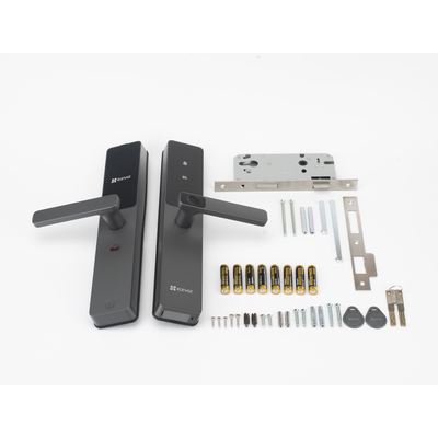 Cerradura Inteligente / Cerrojo Tipo Americano / Wi-Fi / Bluetooth / Códigos Temporales Para Visitantes / Lectura de Huella / Lectura de Tag / Contraseña / Botón para Timbrar / Apertura remota / No Requiere Hub