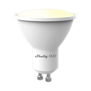Foco tipo Gu10 inteligente con señal inalámbrica, color dual blanco y cálido, uso de App Shelly. AC 100-240V