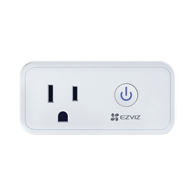 Enchufe Inteligente / Wi-Fi / Control a través de la Aplicación EZVIZ  / Permite Conocer el Consumo De Sus Dispositivos Conectados / Personalizar Horarios / Soporta Asistente de Voz de Google y Alexa