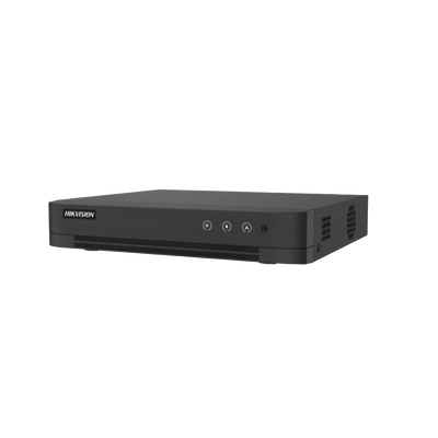 [DS-7204HGHI-M1/T] [Audio Bidireccional] DVR 4 Canales TurboHD + 1 Canal IP / 2 Megapixel (1080p) Lite / Acusense Lite (Evita Falsas Alarmas) / Audio por Coaxitron / 1 Bahia de Disco Duro / H.265+ / Salida de Vídeo Full HD
