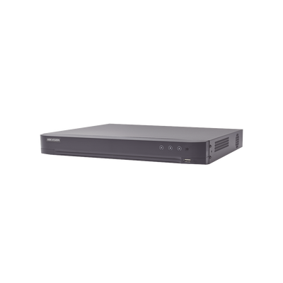 [IDS-7216HUHI-M2/XT] DVR 16 Canales TURBOHD + 16 Canales IP / 8 Megapixel (4K) / Audio Bidireccional / ACUSENSE / Reconocimiento Facial / 2 Bahías de Disco Duro / Salida de Video en 4K / H.265+