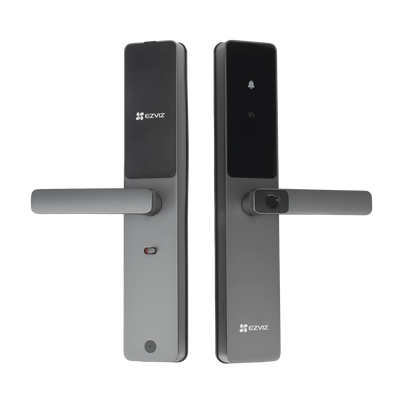 [CS-DL05-R100] Cerradura Inteligente / Cerrojo Tipo Americano / Wi-Fi / Bluetooth / Códigos Temporales Para Visitantes / Lectura de Huella / Lectura de Tag / Contraseña / Botón para Timbrar / Apertura remota / No Requiere Hub